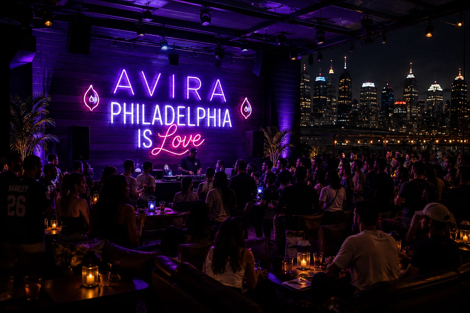 Stage lights and live performance atmosphere